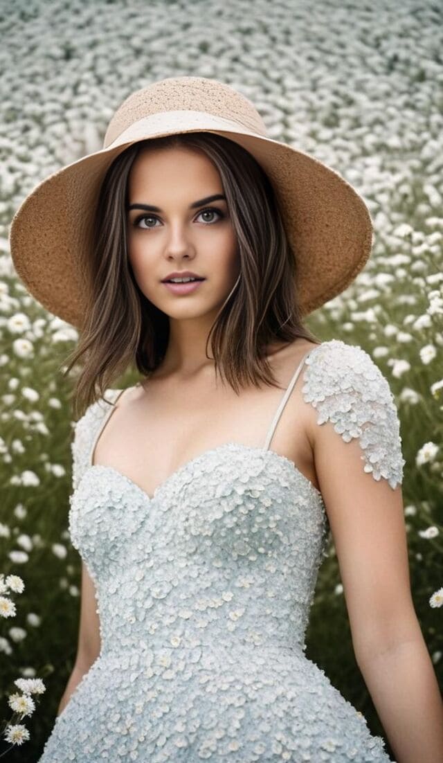 Meadow Sun Hat — free photo effect | mypiceffects.com