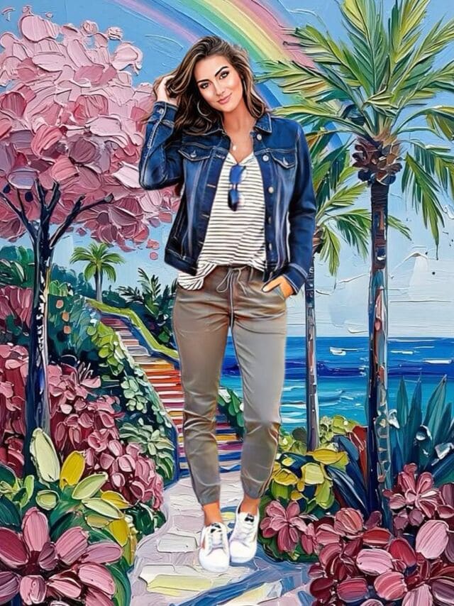 Impasto Tropical Painting — free photo effect | mypiceffects.com
