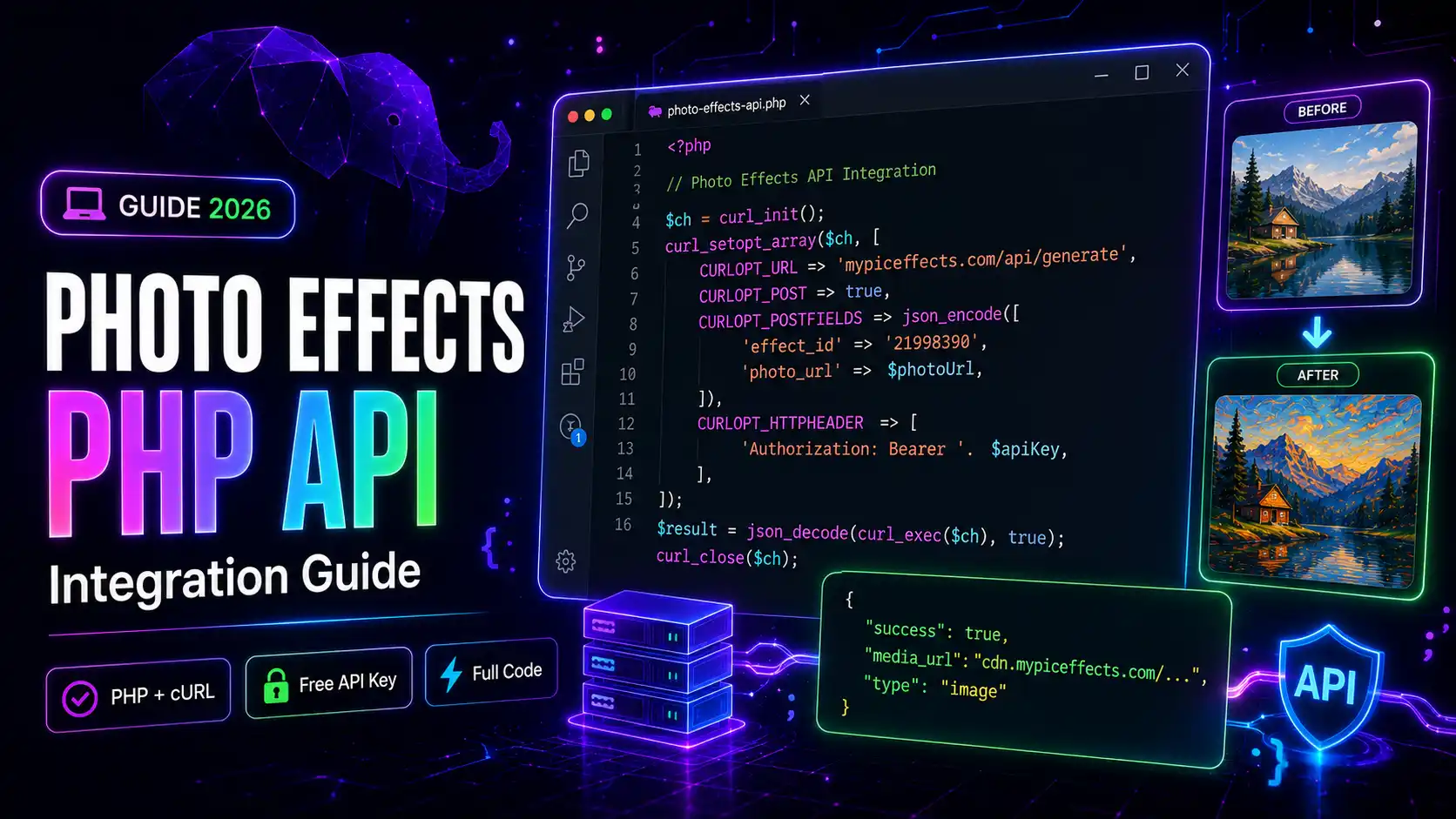 How to Integrate Photo Effects API into a PHP Web App — MyPicEffects blog